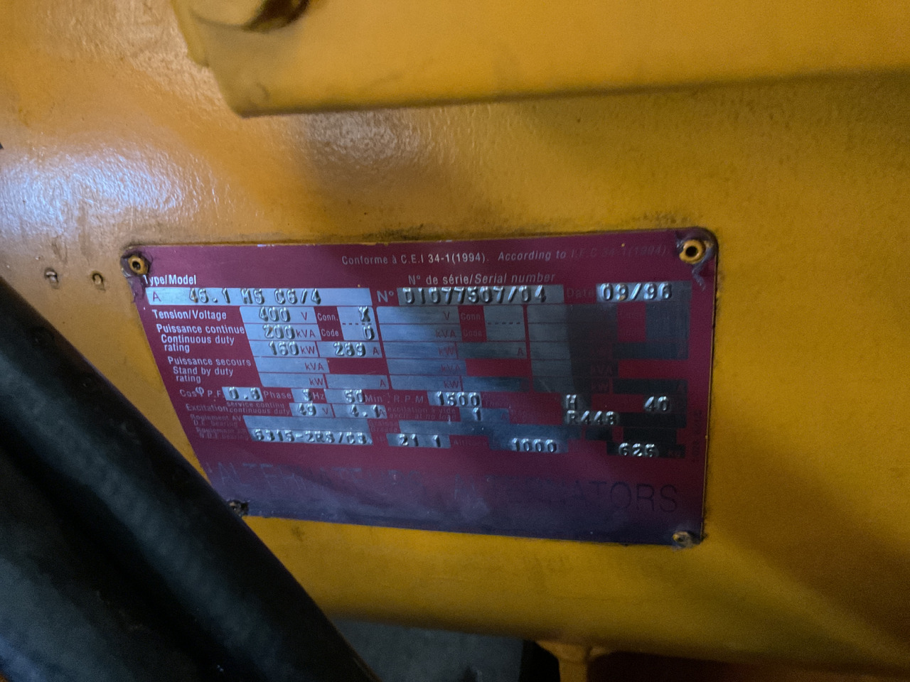 Volvo SDMO generator set. 200KVA. Very complete. Tested and approved. - 발전기 세트 : 사진 4 Volvo SDMO generator set. 200KVA. Very complete. Tested and approved. - 발전기 세트 : 사진 4