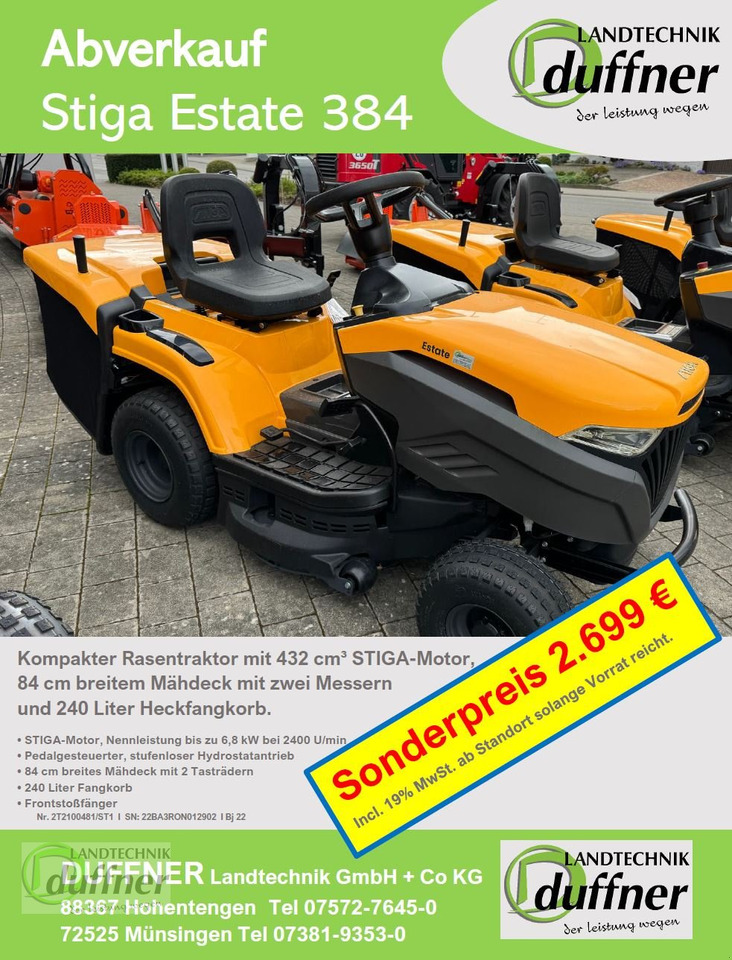Stiga Stiga Estate 384 Hydr - 정원 모어 : 사진 2 Stiga Stiga Estate 384 Hydr - 정원 모어 : 사진 2
