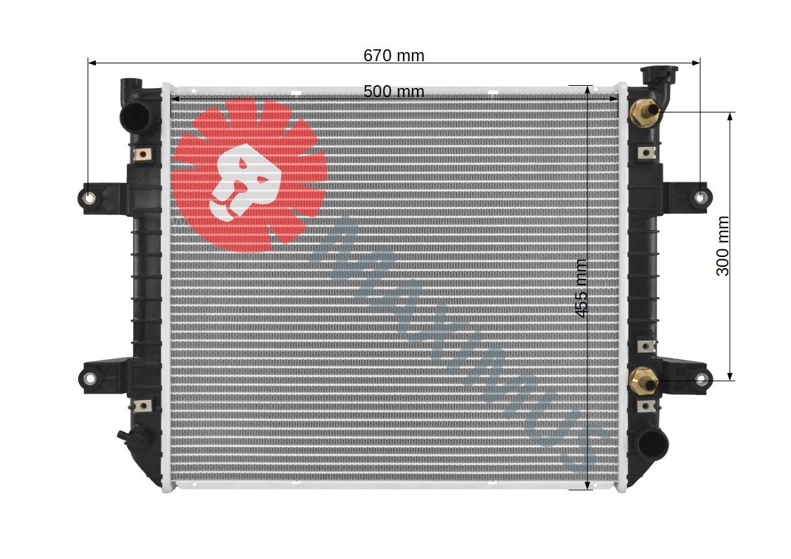 NISSAN FORKLIFT - 라디에이터 지게차 용 : 사진 2 NISSAN FORKLIFT - 라디에이터 지게차 용 : 사진 2