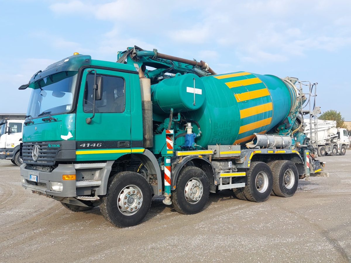 MERCEDES ACTROS 4146 CIFA MK28.4 - 콘크리트 믹서 펌프 트럭 : 사진 4 MERCEDES ACTROS 4146 CIFA MK28.4 - 콘크리트 믹서 펌프 트럭 : 사진 4