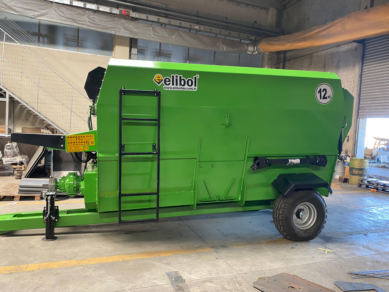 ELİBOL ELİBOLMIX 12M³ HORIZONTAL FEED MIXER - 목초 믹서 : 사진 2 ELİBOL ELİBOLMIX 12M³ HORIZONTAL FEED MIXER - 목초 믹서 : 사진 2