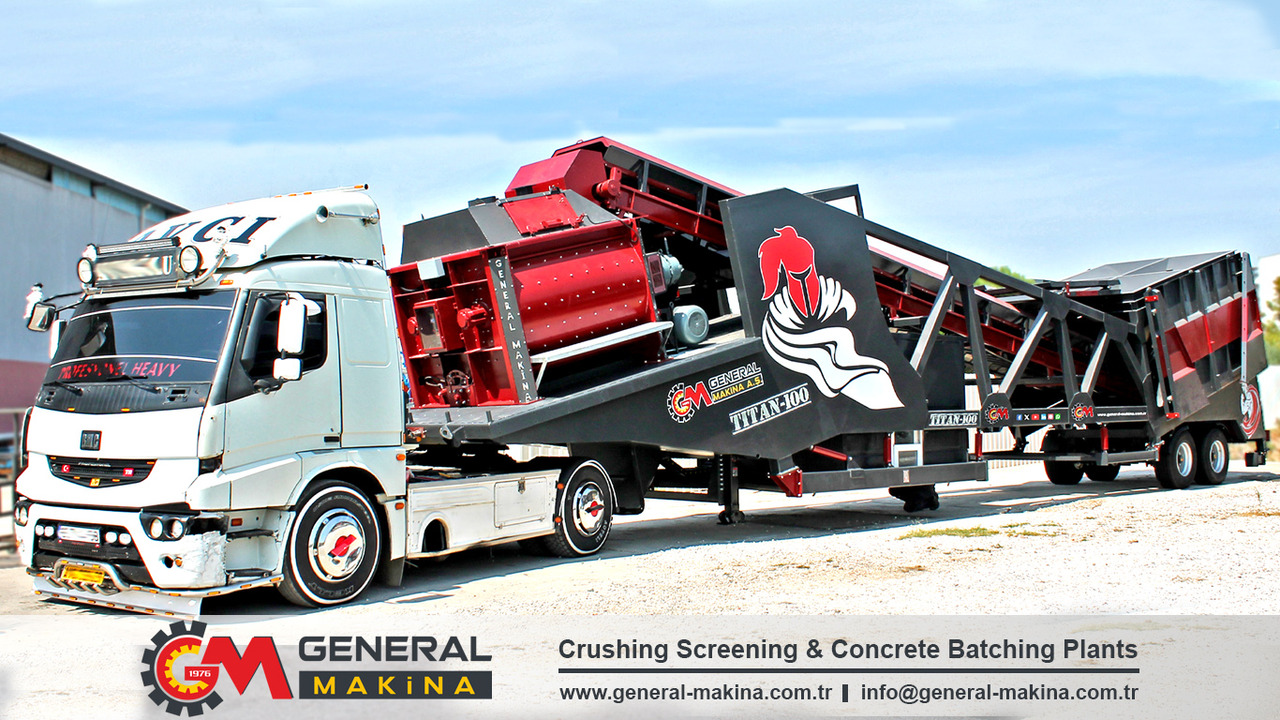 General Makina Titan 100 m3 Mobile Concrete Batching Plant - 콘크리트 플랜트 : 사진 2 General Makina Titan 100 m3 Mobile Concrete Batching Plant - 콘크리트 플랜트 : 사진 2