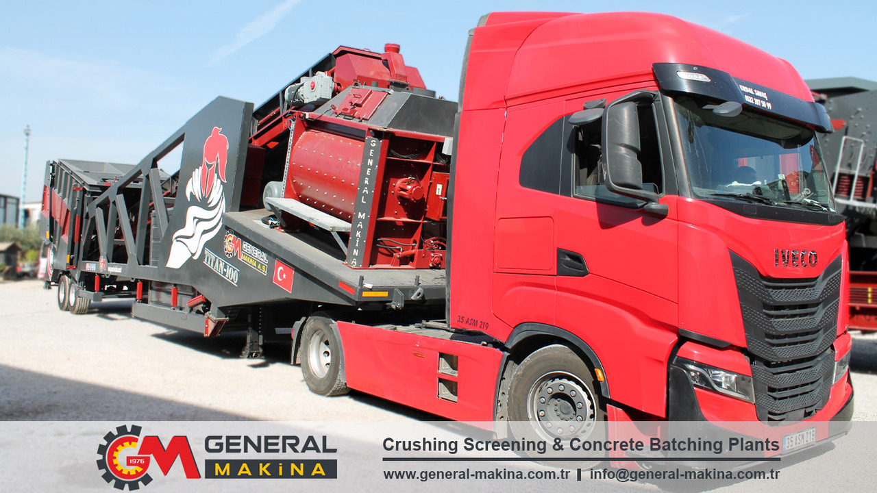 General Makina Titan 100 m3 Mobile Concrete Batching Plant - 콘크리트 플랜트 : 사진 4 General Makina Titan 100 m3 Mobile Concrete Batching Plant - 콘크리트 플랜트 : 사진 4