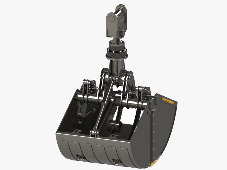 HEAVY DUTY ROTATING CLAMSHELL BUCKET - NG ATTACHMENTS - 버킷 굴착기 용 : 사진 3 HEAVY DUTY ROTATING CLAMSHELL BUCKET - NG ATTACHMENTS - 버킷 굴착기 용 : 사진 3
