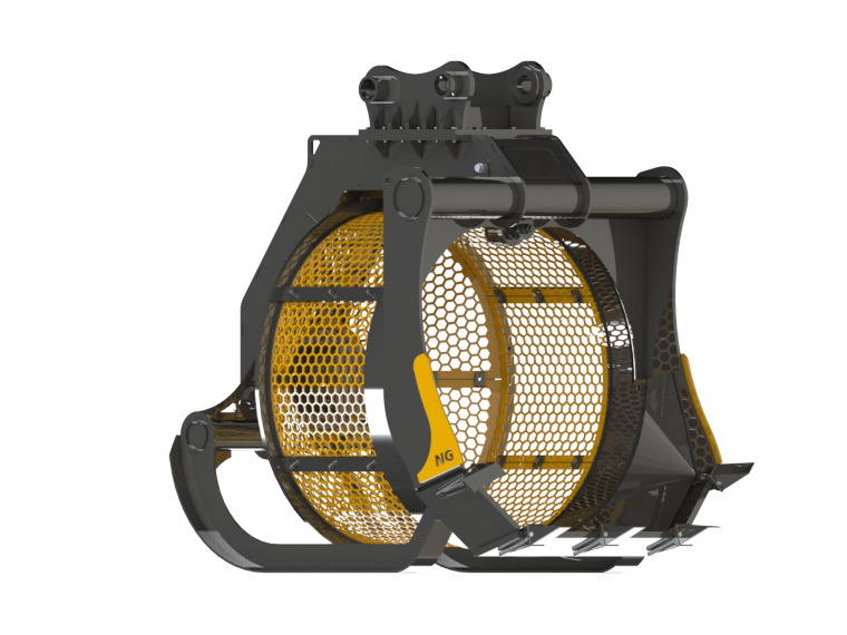 ROTARY SCREENING BUCKETS - NG ATTACHMENTS - 버킷 굴착기 용 : 사진 1 ROTARY SCREENING BUCKETS - NG ATTACHMENTS - 버킷 굴착기 용 : 사진 1