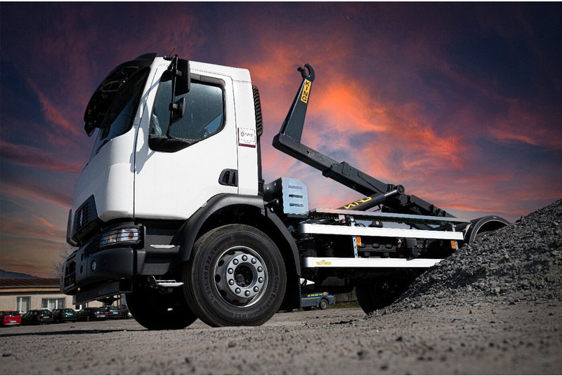 Renault D 18 HIGH P - 후크 리프트 트럭 : 사진 1 Renault D 18 HIGH P - 후크 리프트 트럭 : 사진 1