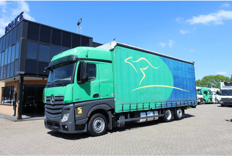 Mercedes-Benz Actros 1842 * EURO6 * 6X2 * - 커튼사이더 트럭 : 사진 1 Mercedes-Benz Actros 1842 * EURO6 * 6X2 * - 커튼사이더 트럭 : 사진 1