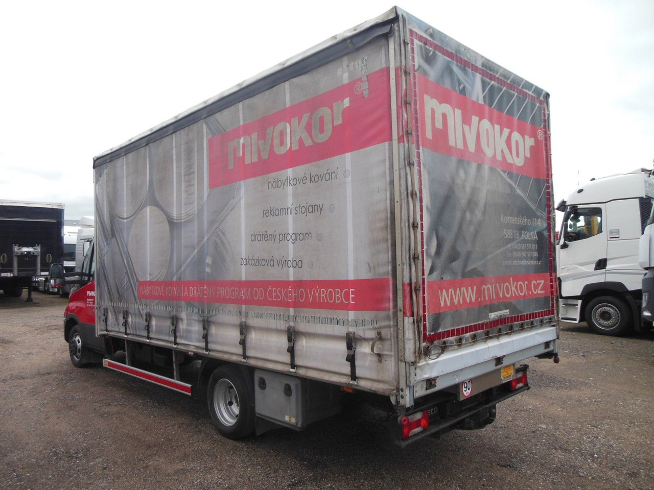 Iveco Daily 50C18, 10 Paletten - 커튼 사이드 밴 : 사진 4 Iveco Daily 50C18, 10 Paletten - 커튼 사이드 밴 : 사진 4