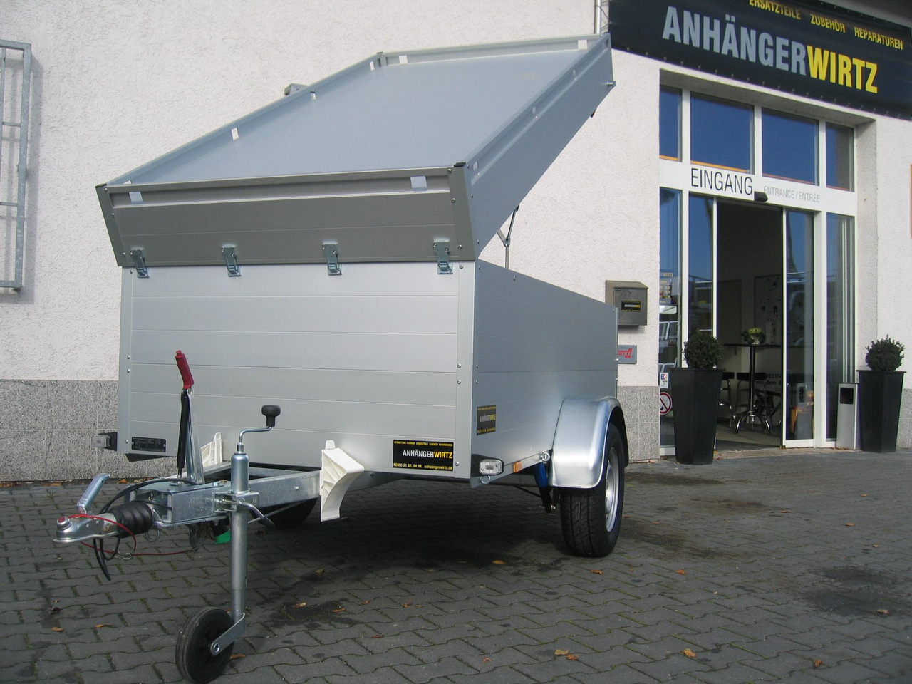 ALUBOXX Deckelanhänger GTB 1200 VT1 251x126x83cm (S) 1160kg Januar Aktion - 자동차 트레일러 : 사진 1 ALUBOXX Deckelanhänger GTB 1200 VT1 251x126x83cm (S) 1160kg Januar Aktion - 자동차 트레일러 : 사진 1
