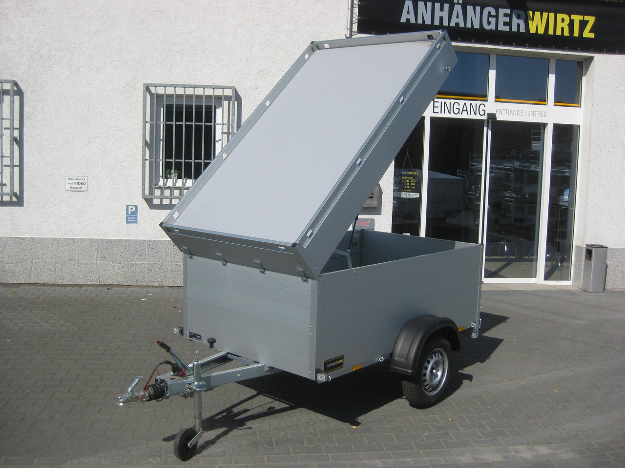 ALUBOXX Deckelanhänger GTB 750 VT1 211x126x83cm (XS) 750kg - 자동차 트레일러 : 사진 1 ALUBOXX Deckelanhänger GTB 750 VT1 211x126x83cm (XS) 750kg - 자동차 트레일러 : 사진 1