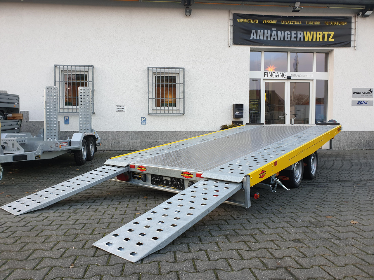 Böckmann AH 4320/35 430x208cm easyload ankipbar Aluboden 3500kg - 오토트랜스포터 트레일러 : 사진 1 Böckmann AH 4320/35 430x208cm easyload ankipbar Aluboden 3500kg - 오토트랜스포터 트레일러 : 사진 1