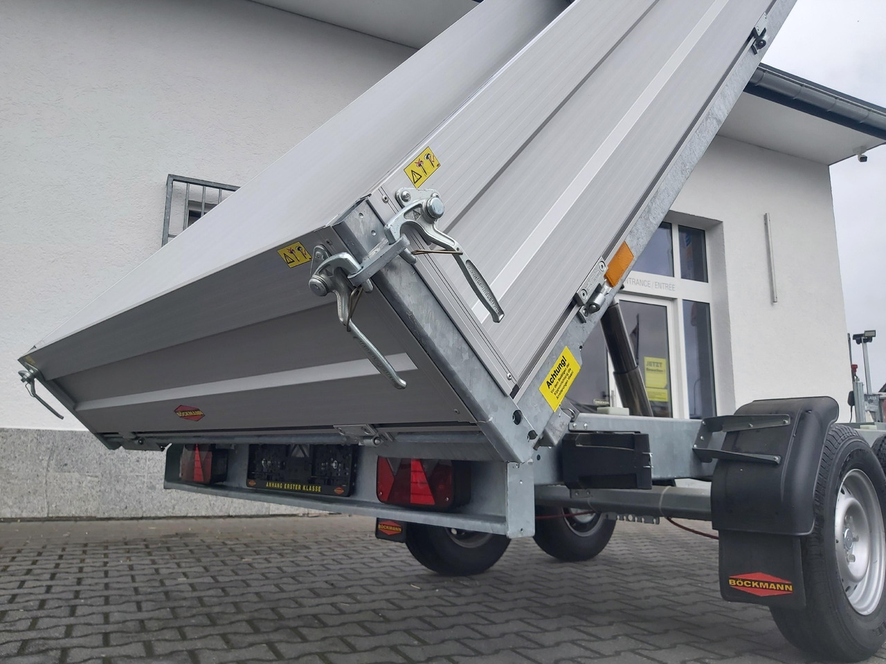 덤프 트레일러 Böckmann Kipper DK AL 3718/35 Profi 374x180x35cm Elektrisch + NHP (L) 3500kg Modell 2024 : 사진 9