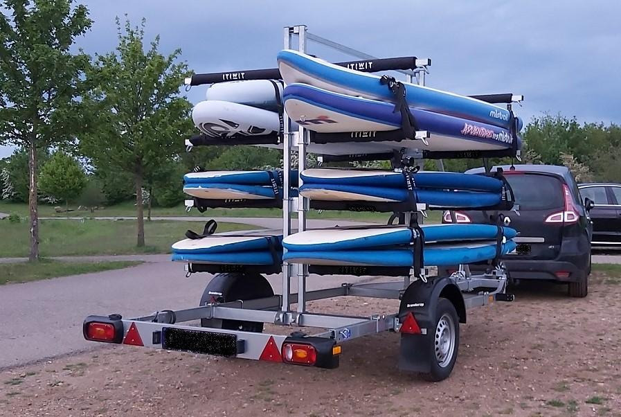 Brenderup Boattrailer Bootsanhänger 8116 160750UB Kanu/Kayak SUP Board Gestell 750kg 306002 - 보트 트레일러 : 사진 1 Brenderup Boattrailer Bootsanhänger 8116 160750UB Kanu/Kayak SUP Board Gestell 750kg 306002 - 보트 트레일러 : 사진 1