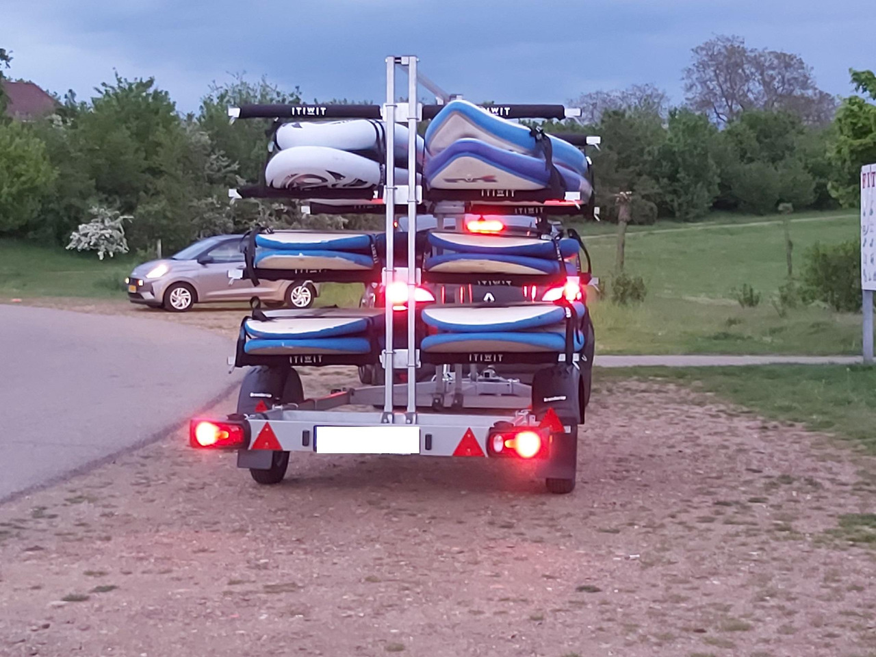 Brenderup Boattrailer Bootsanhänger 8116 160750UB Kanu/Kayak SUP Board Gestell 750kg 306002 - 보트 트레일러 : 사진 2 Brenderup Boattrailer Bootsanhänger 8116 160750UB Kanu/Kayak SUP Board Gestell 750kg 306002 - 보트 트레일러 : 사진 2