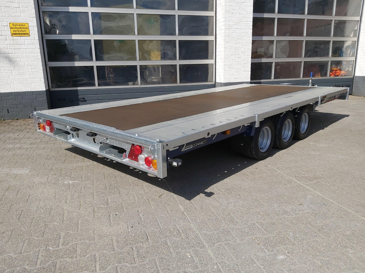 Brian James Trailer CarGO Connect 450x210cm Tridem 10" 3500kg Modell 22 - 드롭사이드/ 플랫베드 트레일러 : 사진 3 Brian James Trailer CarGO Connect 450x210cm Tridem 10" 3500kg Modell 22 - 드롭사이드/ 플랫베드 트레일러 : 사진 3