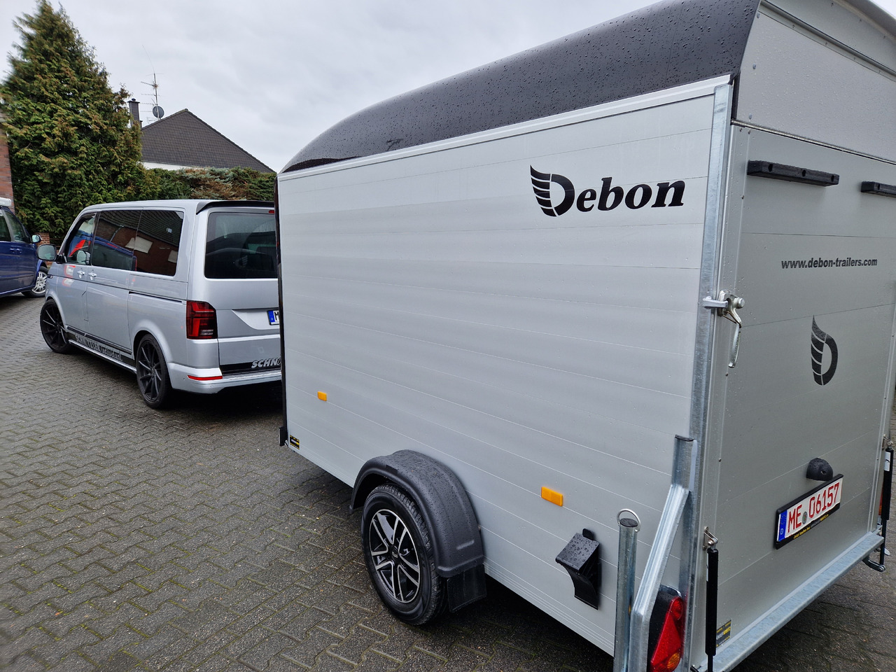 밀폐형 박스 트레일러 Cargo Roadster 300 300x150x184cm Alu Poly black Seitentür Alufelgen Pullman 100 km/H 1300kg : 사진 13