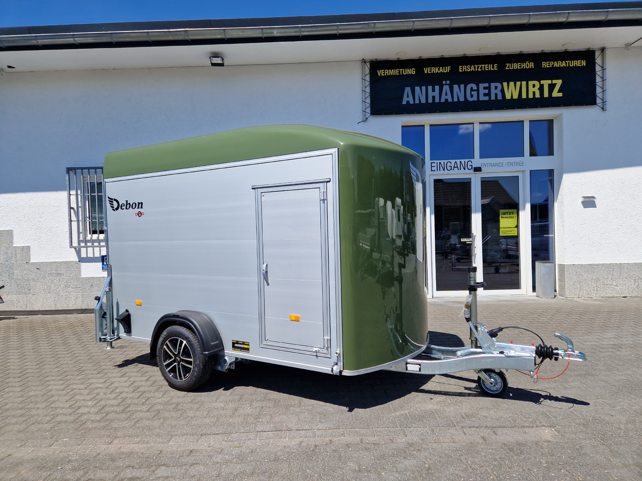 Cargo Roadster 400 312x164x184cm Alu Poly green Alufelgen Aluboden Pullman 1300kg 100km/H - 자동차 트레일러 : 사진 2 Cargo Roadster 400 312x164x184cm Alu Poly green Alufelgen Aluboden Pullman 1300kg 100km/H - 자동차 트레일러 : 사진 2