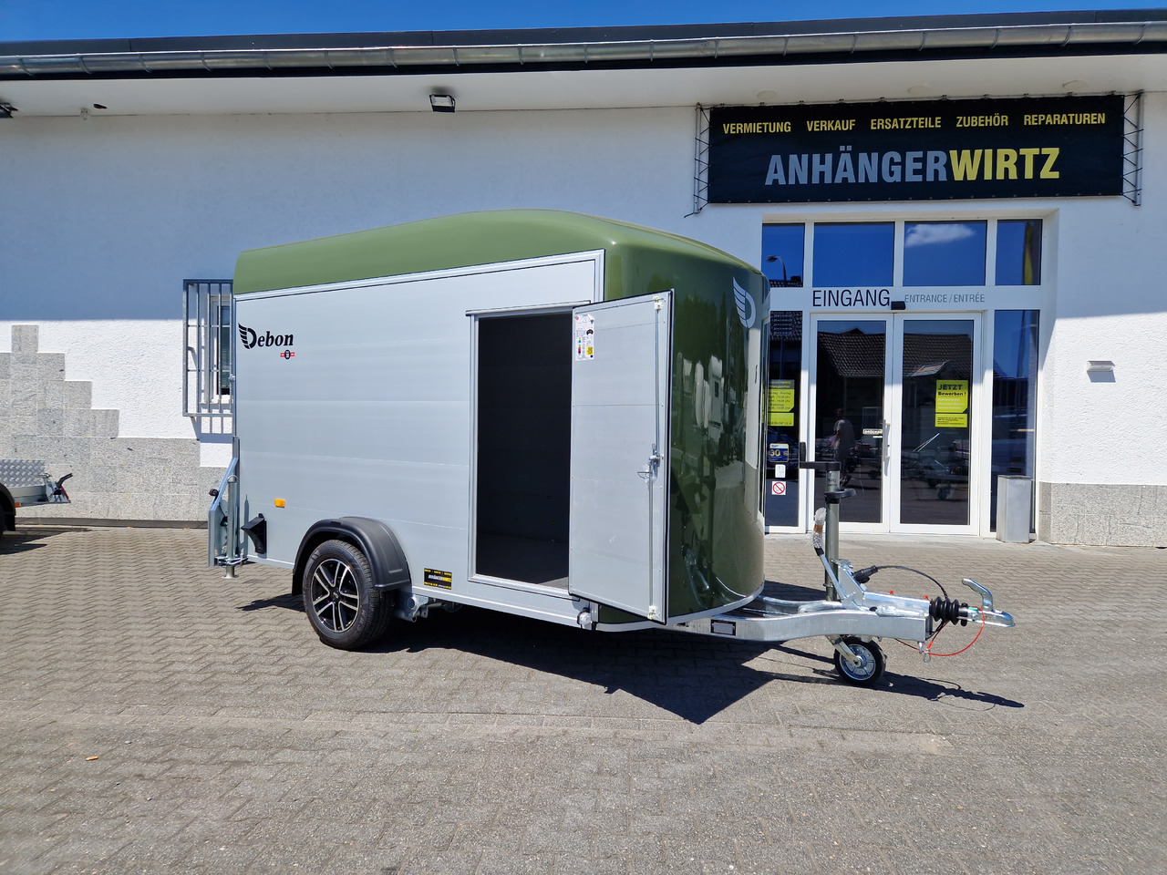 Cargo Roadster 400 312x164x184cm Alu Poly green Alufelgen Aluboden Pullman 1300kg 100km/H - 자동차 트레일러 : 사진 4 Cargo Roadster 400 312x164x184cm Alu Poly green Alufelgen Aluboden Pullman 1300kg 100km/H - 자동차 트레일러 : 사진 4