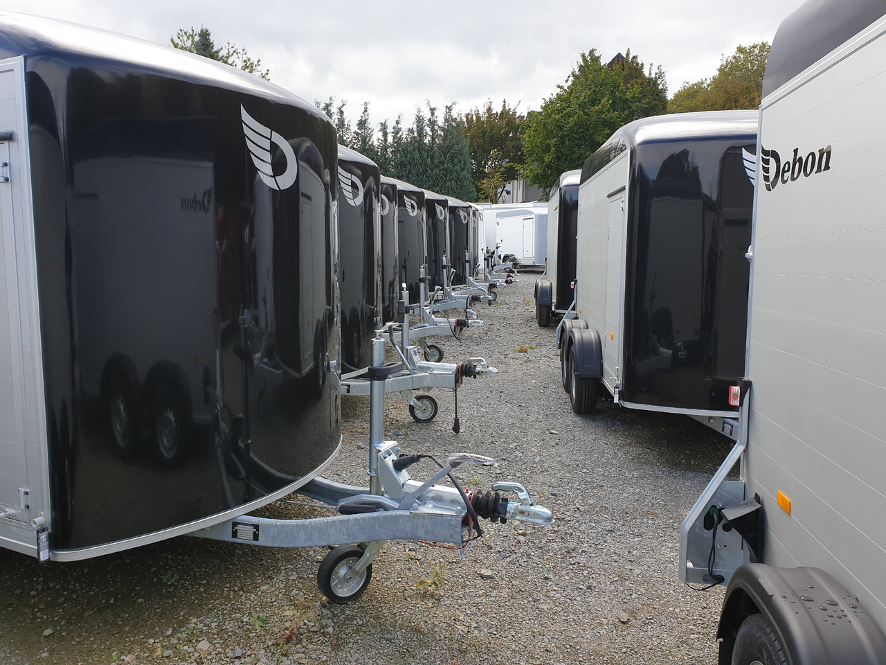 자동차 트레일러 Cargo Roadster 500+ 312x167x199cm Alu Poly black Seitentür Pullman 100km/H 2600kg : 사진 16