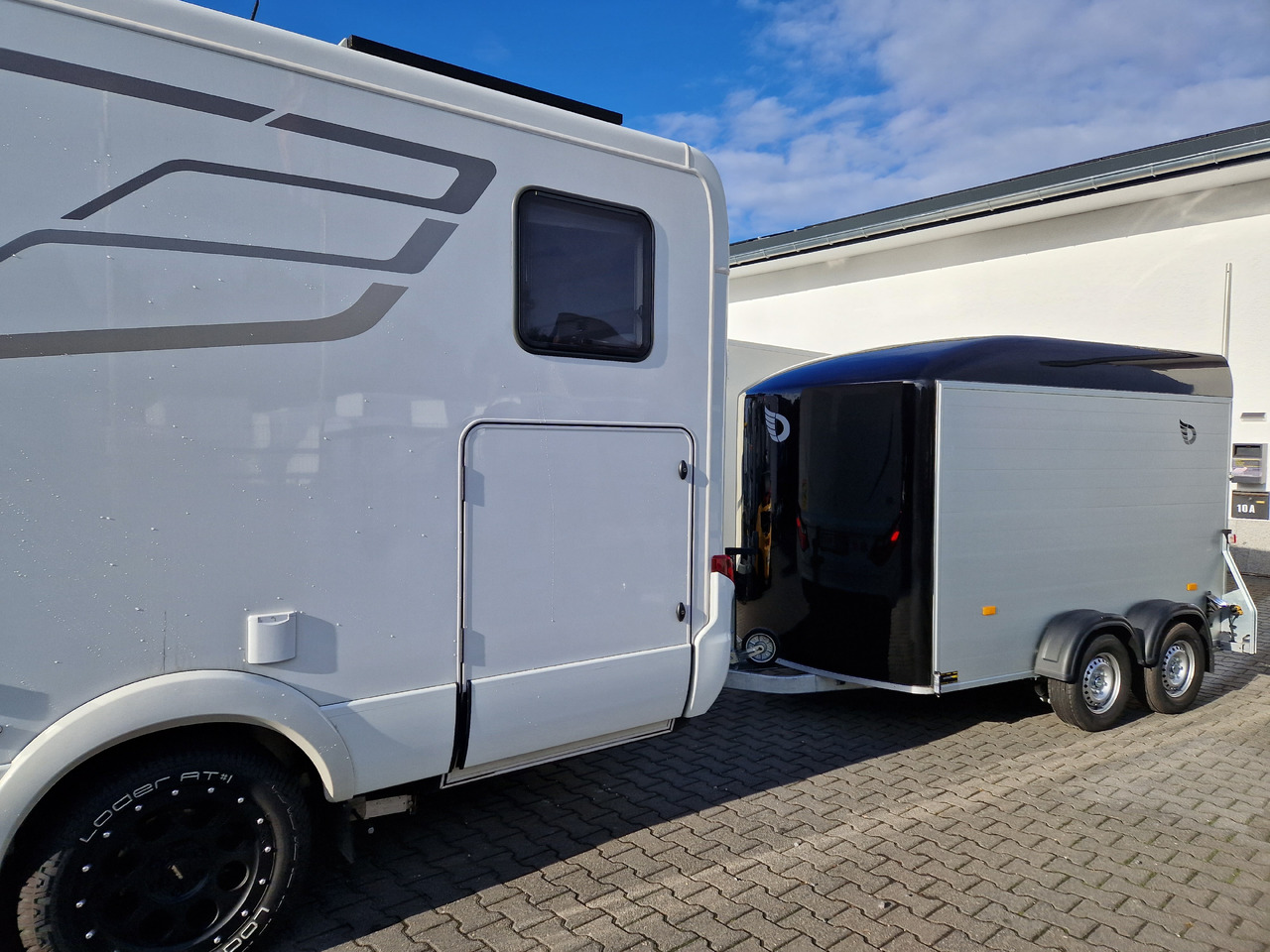 자동차 트레일러 Cargo Roadster 500+ 312x167x199cm Alu Poly black Seitentür Pullman 100km/H 2600kg : 사진 15