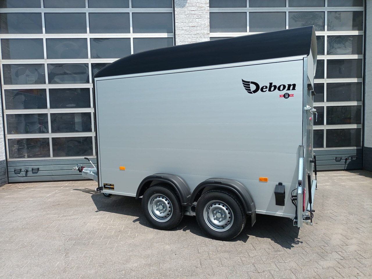 자동차 트레일러 Cargo Roadster 500+ 312x167x199cm Alu Poly black Seitentür Pullman 100km/H 2600kg : 사진 12
