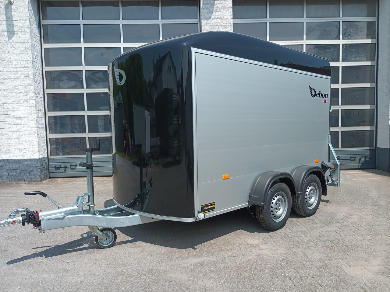 자동차 트레일러 Cargo Roadster 500+ 312x167x199cm Alu Poly black Seitentür Pullman 100km/H 2600kg : 사진 13