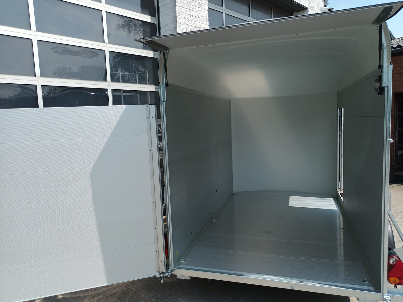 자동차 트레일러 Cargo Roadster 500+ 312x167x199cm Alu Poly black Seitentür Pullman 100km/H 2600kg : 사진 7