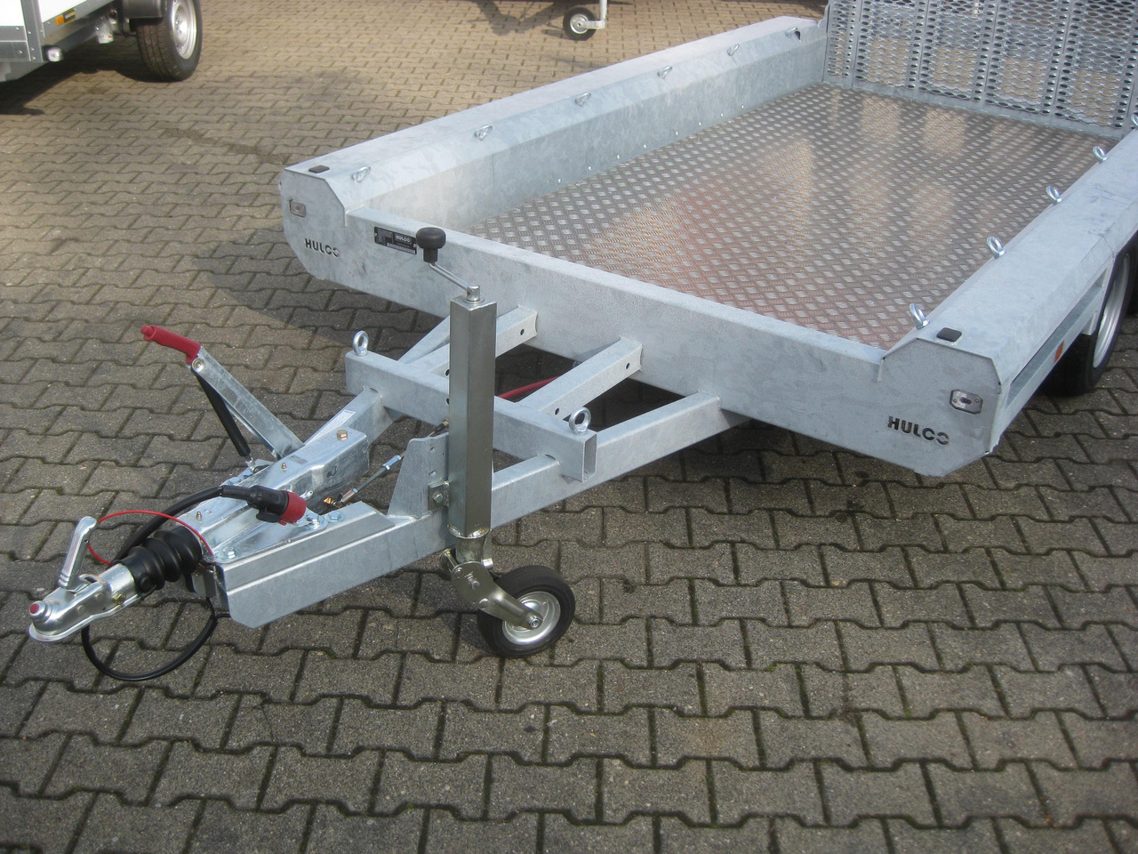 HULCO TERRAX Aluboden 294x150x27cm Heckrampe 150cm (M) 3000kg - 플랜트 트레일러 : 사진 1 HULCO TERRAX Aluboden 294x150x27cm Heckrampe 150cm (M) 3000kg - 플랜트 트레일러 : 사진 1