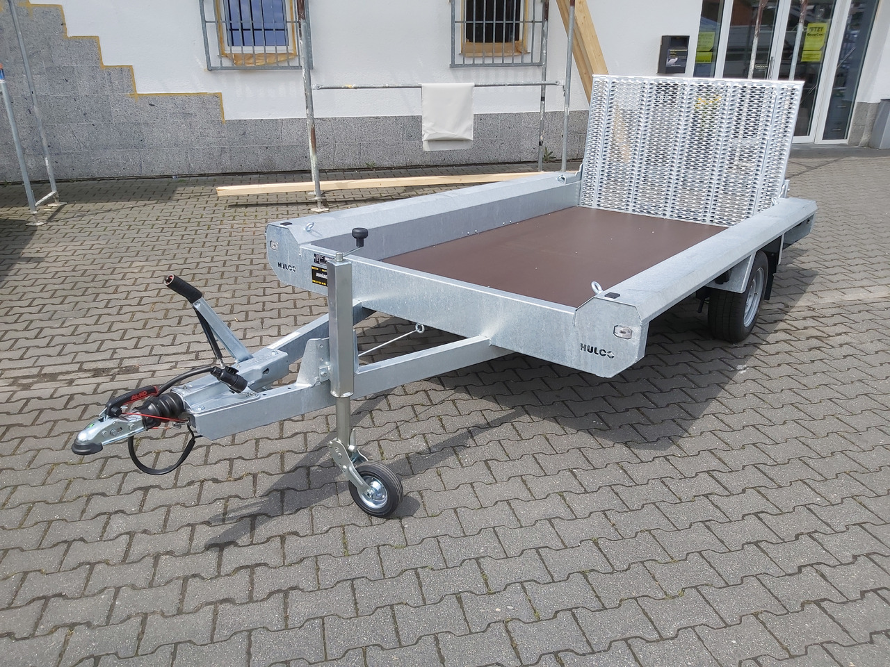 HULCO TERRAX Basic 294x150x27cm Heckrampe 100cm (M) 12" 1500kg - 플랜트 트레일러 : 사진 3 HULCO TERRAX Basic 294x150x27cm Heckrampe 100cm (M) 12" 1500kg - 플랜트 트레일러 : 사진 3