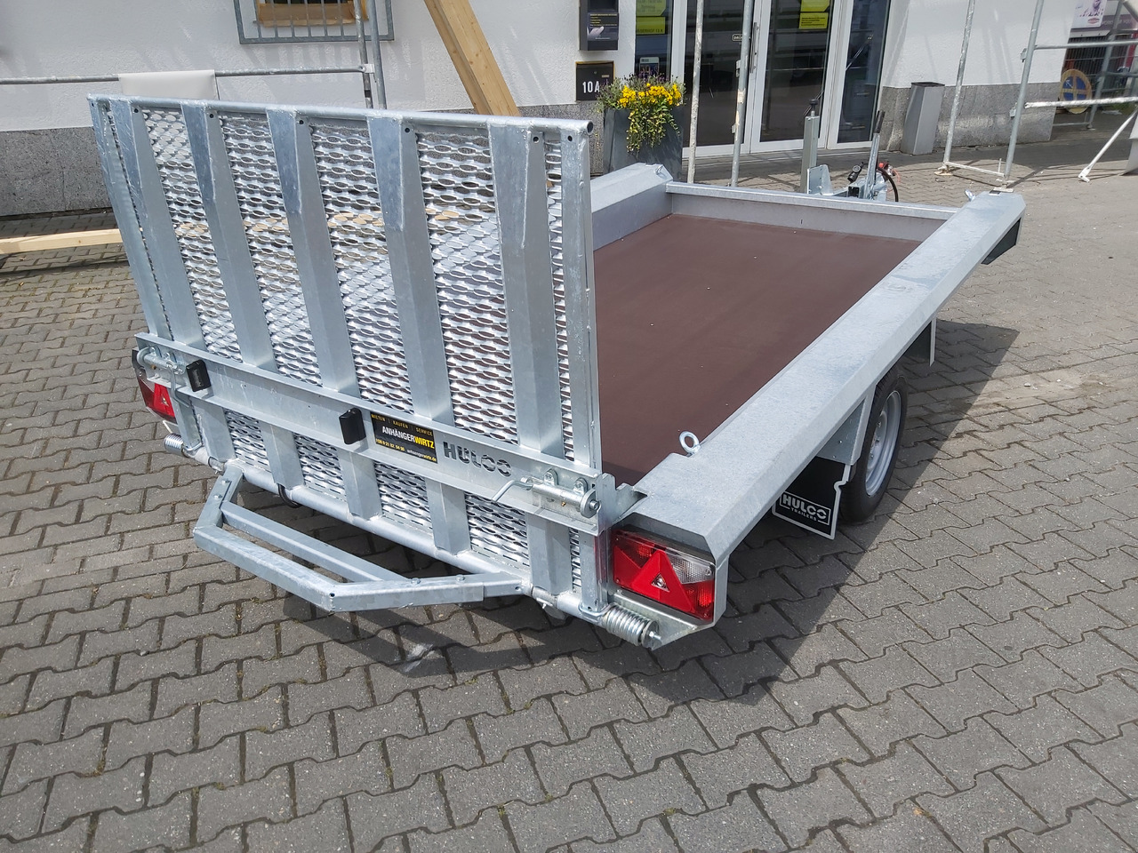HULCO TERRAX Basic 294x150x27cm Heckrampe 100cm (M) 12" 1500kg - 플랜트 트레일러 : 사진 2 HULCO TERRAX Basic 294x150x27cm Heckrampe 100cm (M) 12" 1500kg - 플랜트 트레일러 : 사진 2