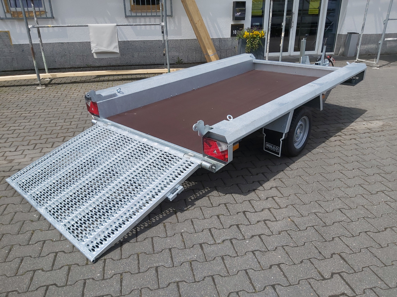 HULCO TERRAX Basic 294x150x27cm Heckrampe 100cm (M) 12" 1500kg - 플랜트 트레일러 : 사진 1 HULCO TERRAX Basic 294x150x27cm Heckrampe 100cm (M) 12" 1500kg - 플랜트 트레일러 : 사진 1