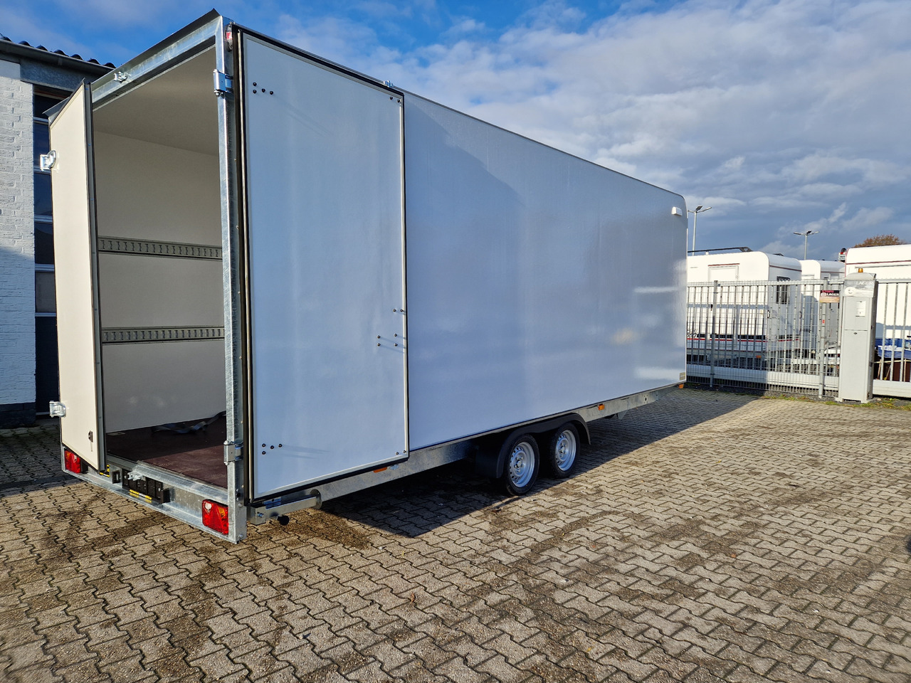 밀폐형 박스 트레일러 Hochlader Koffer TFSP 600T.00 600x220x220cm aero Zurrsystem IL (XXXL+) 100km/H 3500kg : 사진 11