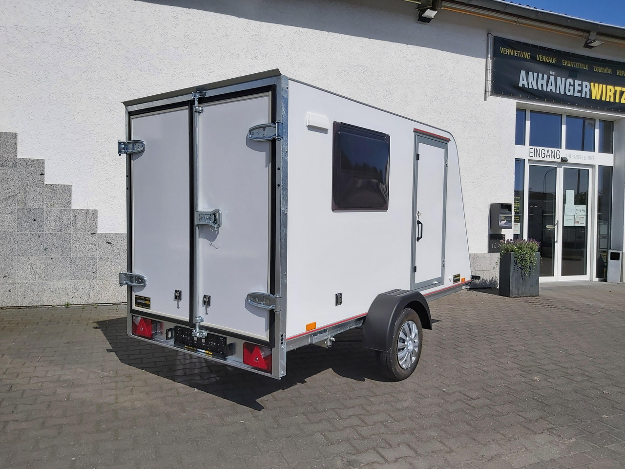 캐러밴 Kargo Camp TFS S Midi 320x150x150cm aero LUX Bett Fenster Seitentür Dachluke Strom 750kg Bremse 2024 : 사진 12