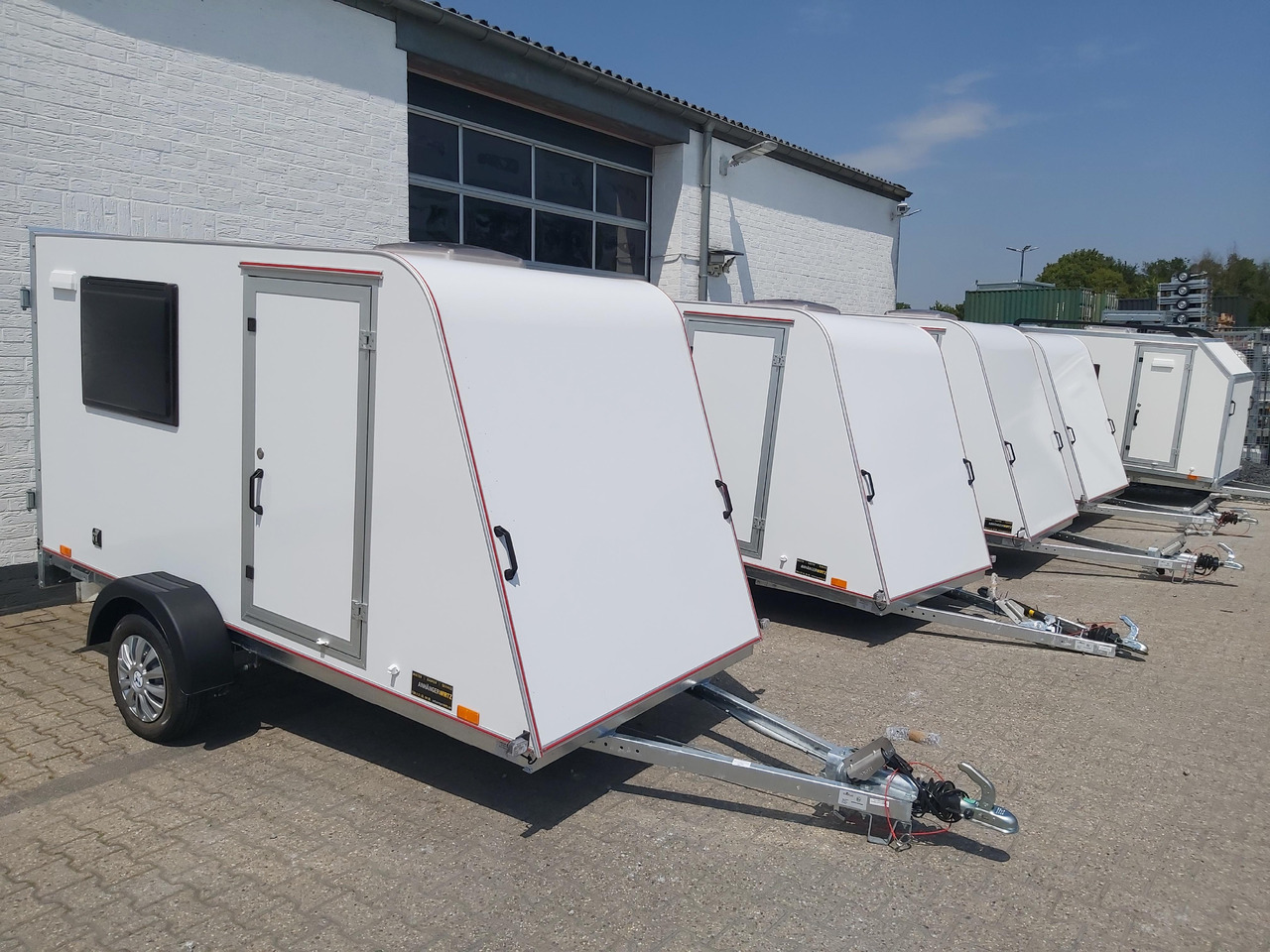 캐러밴 Kargo Camp TFS S Midi 320x150x150cm aero LUX Bett Fenster Seitentür Dachluke Strom 750kg Bremse 2024 : 사진 19