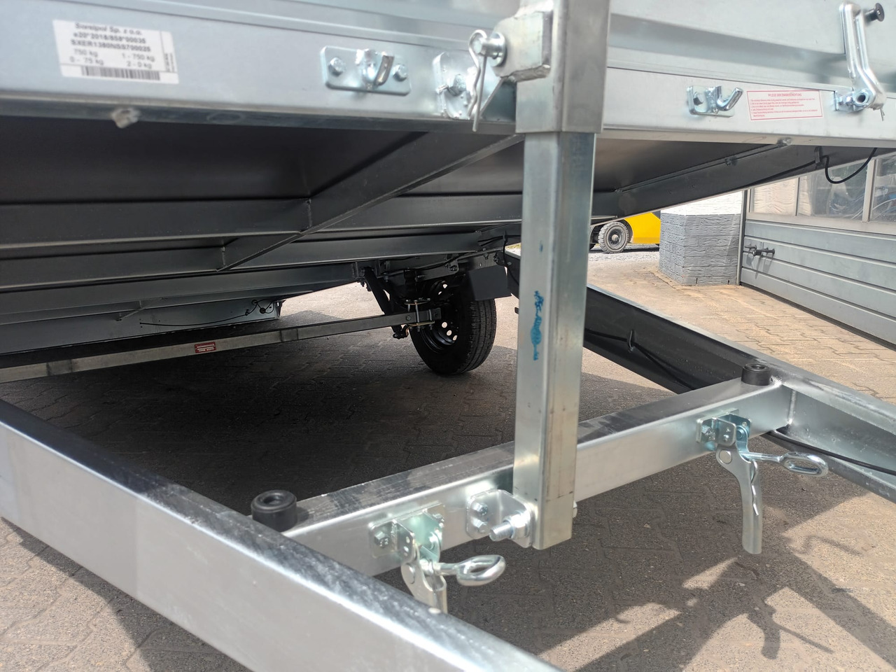 플랜트 트레일러 Kleinfahrzeug Universal Transporter Multi XL easyload ankippbar Blattfederung 100km/H 750kg : 사진 9
