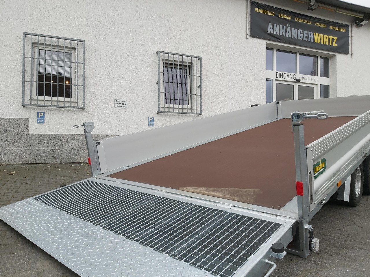 Unsinn Maschinentransporter PKL 3042-10-2040 426x204x350cm easyload Alufelgen 3000kg - 드롭사이드/ 플랫베드 트레일러 : 사진 3 Unsinn Maschinentransporter PKL 3042-10-2040 426x204x350cm easyload Alufelgen 3000kg - 드롭사이드/ 플랫베드 트레일러 : 사진 3