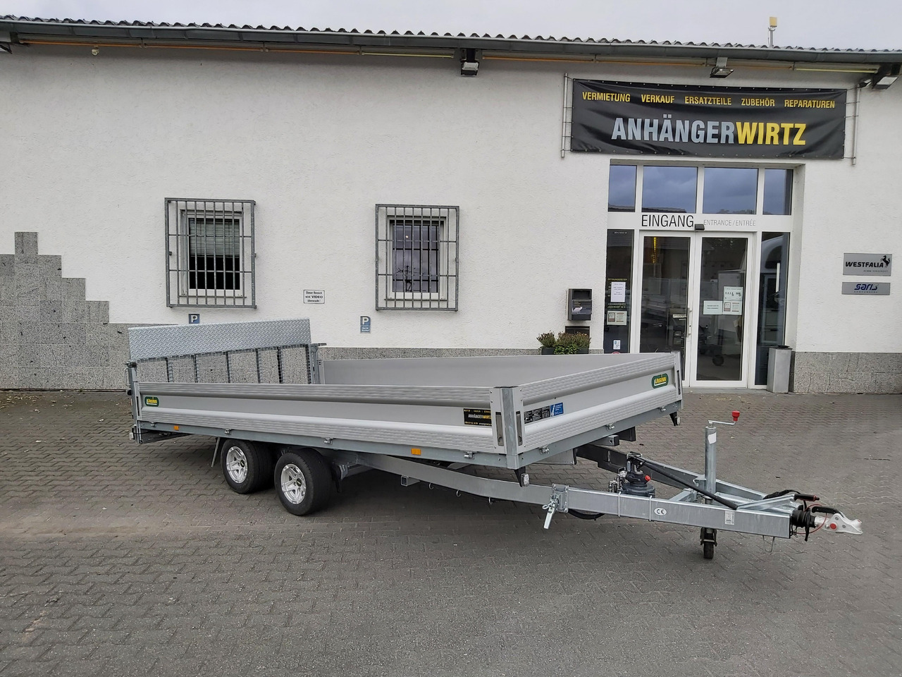 Unsinn Maschinentransporter PKL 3042-10-2040 426x204x350cm easyload Alufelgen 3000kg - 드롭사이드/ 플랫베드 트레일러 : 사진 4 Unsinn Maschinentransporter PKL 3042-10-2040 426x204x350cm easyload Alufelgen 3000kg - 드롭사이드/ 플랫베드 트레일러 : 사진 4
