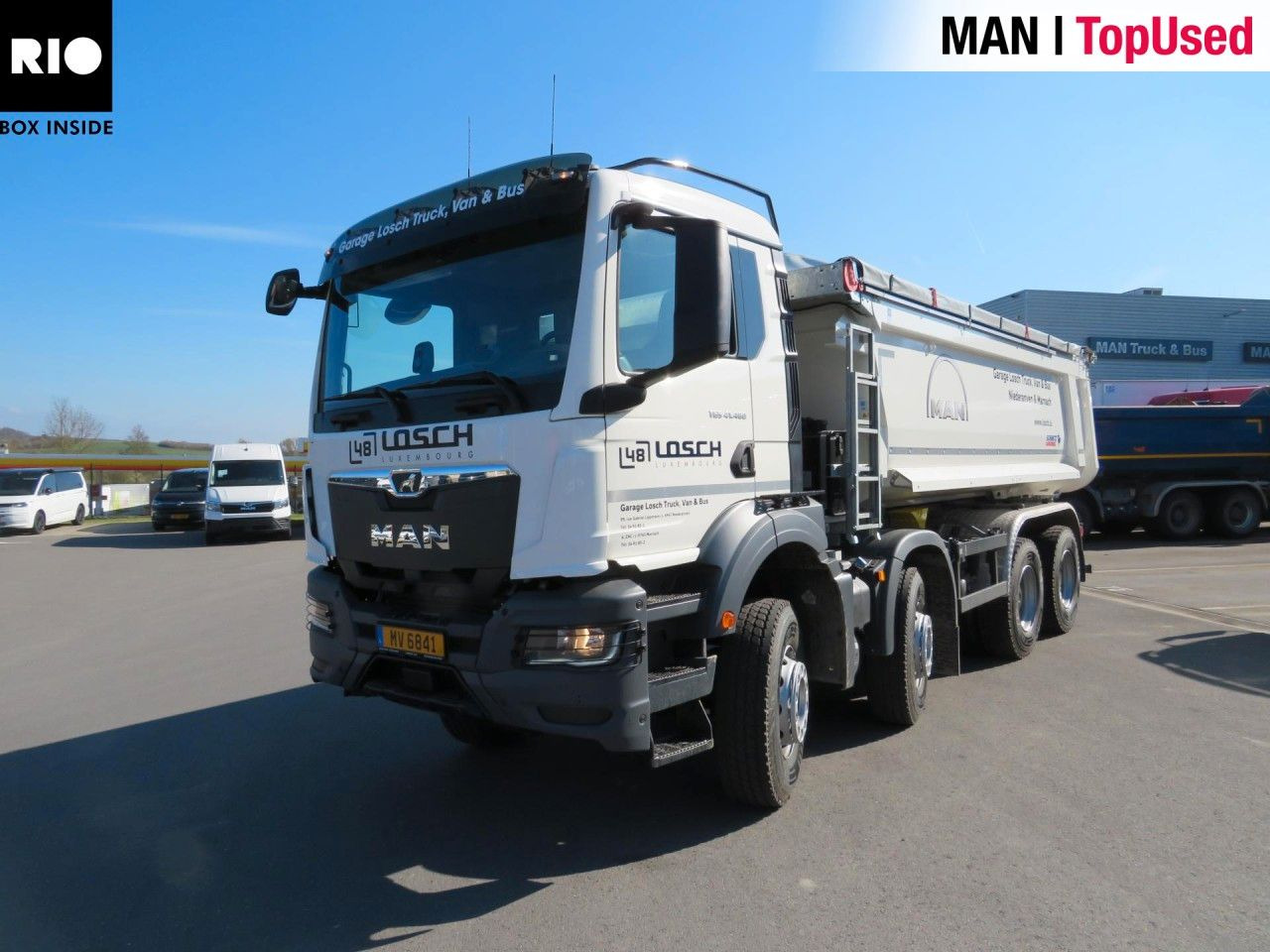MAN TGS 41.480 8x4 BB CH Schmitz Muldenkipper - 스킵 로더 트럭 : 사진 1 MAN TGS 41.480 8x4 BB CH Schmitz Muldenkipper - 스킵 로더 트럭 : 사진 1
