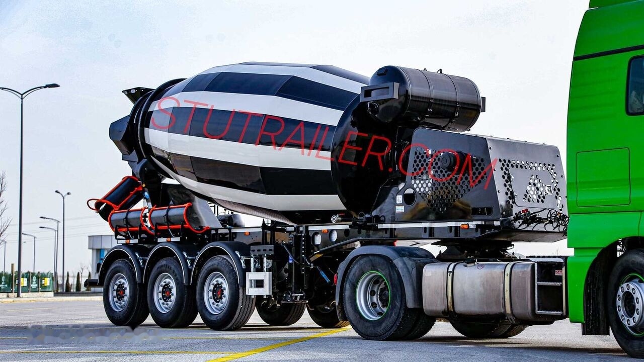STU 14,7m3 Concrete Mixer Trailer - 콘크리트 믹서 세미 트레일러 : 사진 1 STU 14,7m3 Concrete Mixer Trailer - 콘크리트 믹서 세미 트레일러 : 사진 1