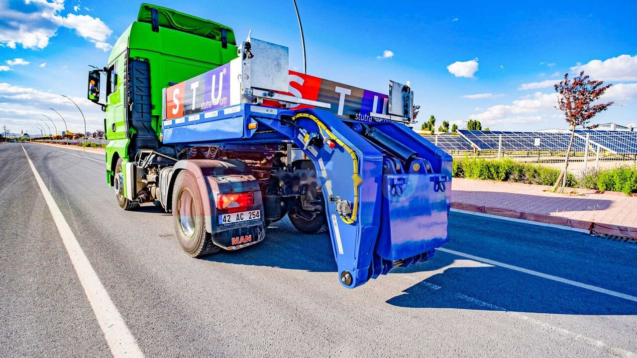 신규 저하대 세미 트레일러 STU 2 Axle Extendable Low Loader : 사진 6