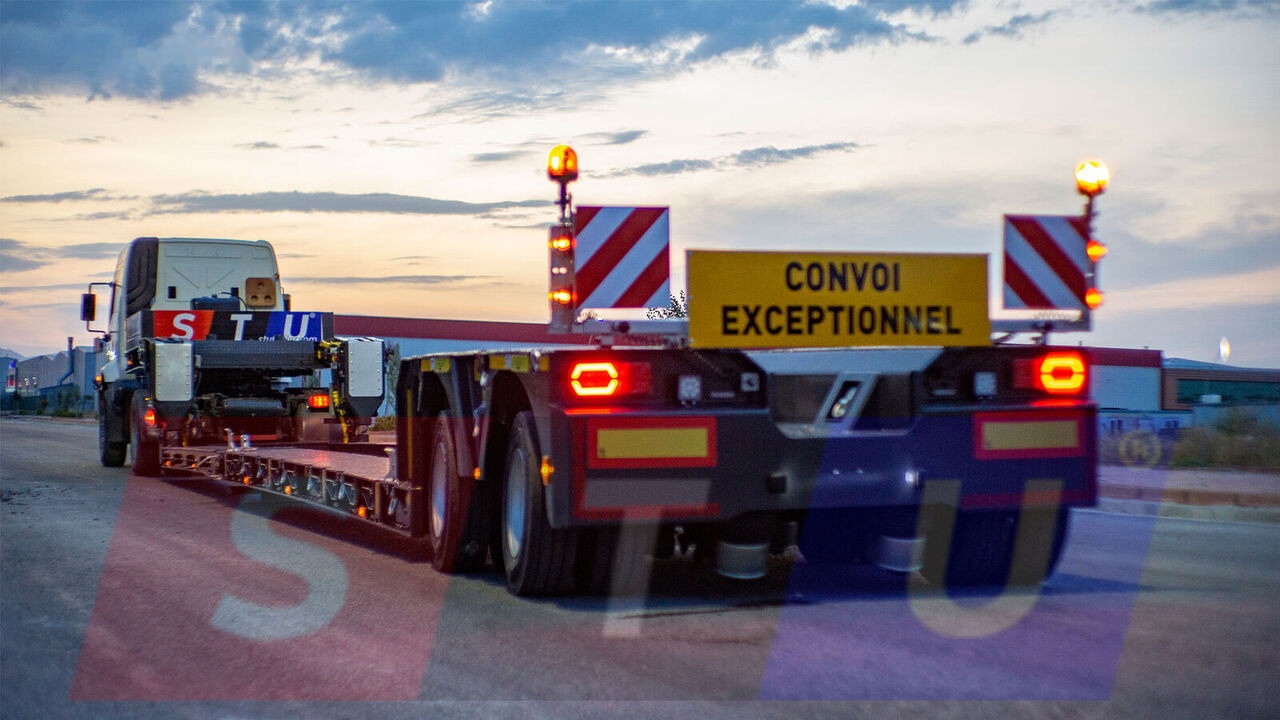 신규 저하대 세미 트레일러 STU 2 Axle Extendable Low Loader : 사진 15
