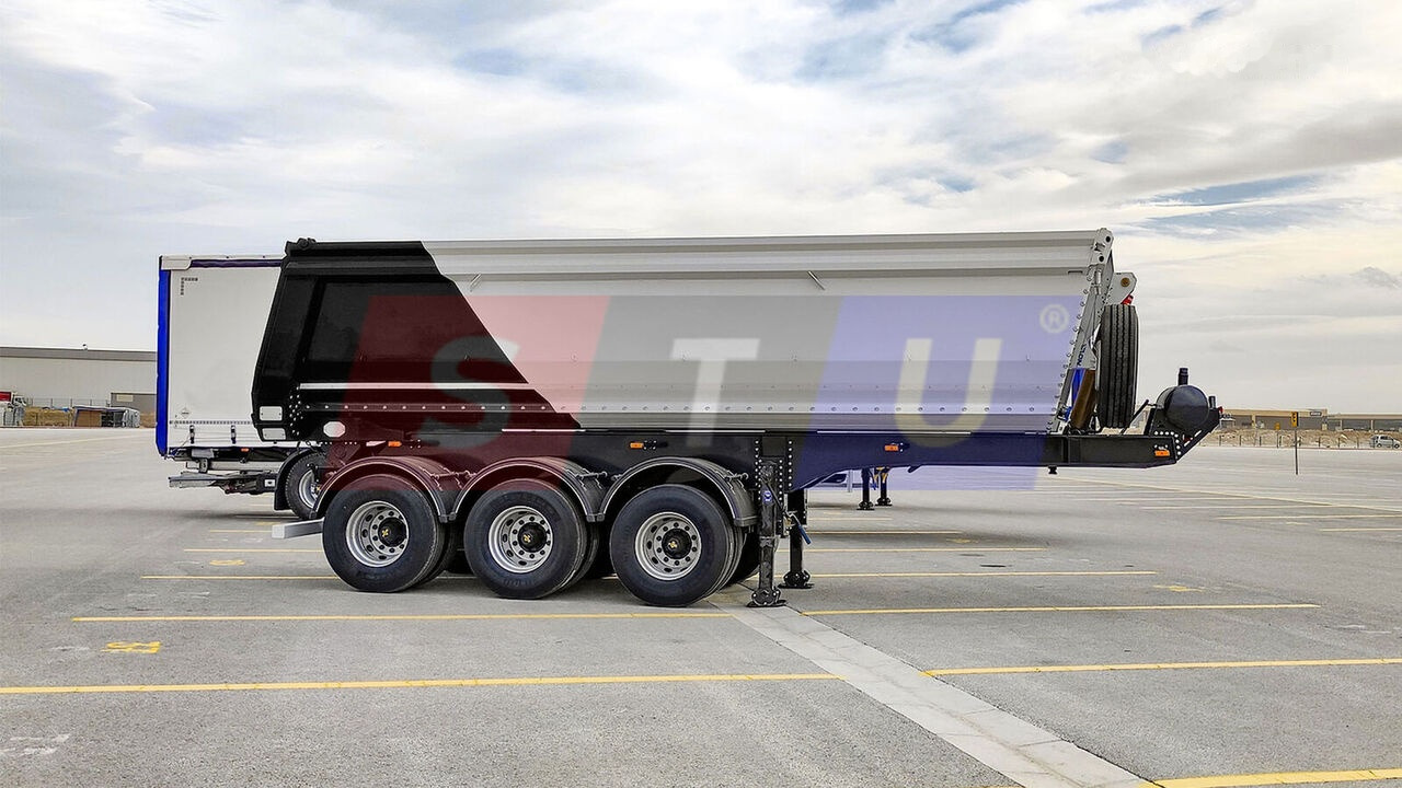 STU 3 AXLE TIPPER TRAILER / 3 ESSİEUX REMORQUE BENNE - 덤프 세미 트레일러 : 사진 4 STU 3 AXLE TIPPER TRAILER / 3 ESSİEUX REMORQUE BENNE - 덤프 세미 트레일러 : 사진 4