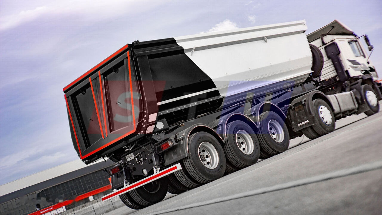 STU 3 AXLE TIPPER TRAILER / 3 ESSİEUX REMORQUE BENNE - 덤프 세미 트레일러 : 사진 2 STU 3 AXLE TIPPER TRAILER / 3 ESSİEUX REMORQUE BENNE - 덤프 세미 트레일러 : 사진 2