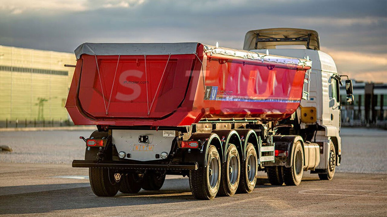 STU 3 Axle Tipper Trailer / Pool Type - 덤프 세미 트레일러 : 사진 1 STU 3 Axle Tipper Trailer / Pool Type - 덤프 세미 트레일러 : 사진 1