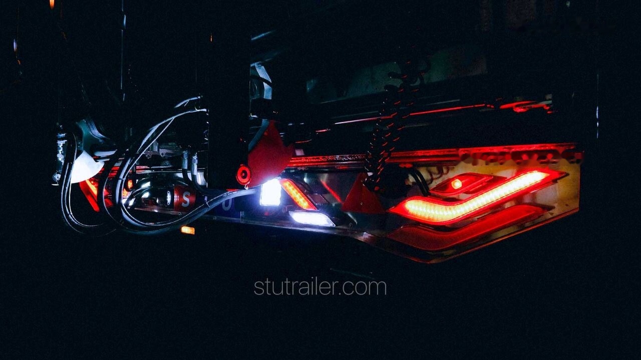 STU 4 Axle Extendable Lowbed Trailer - 저하대 세미 트레일러 : 사진 4 STU 4 Axle Extendable Lowbed Trailer - 저하대 세미 트레일러 : 사진 4