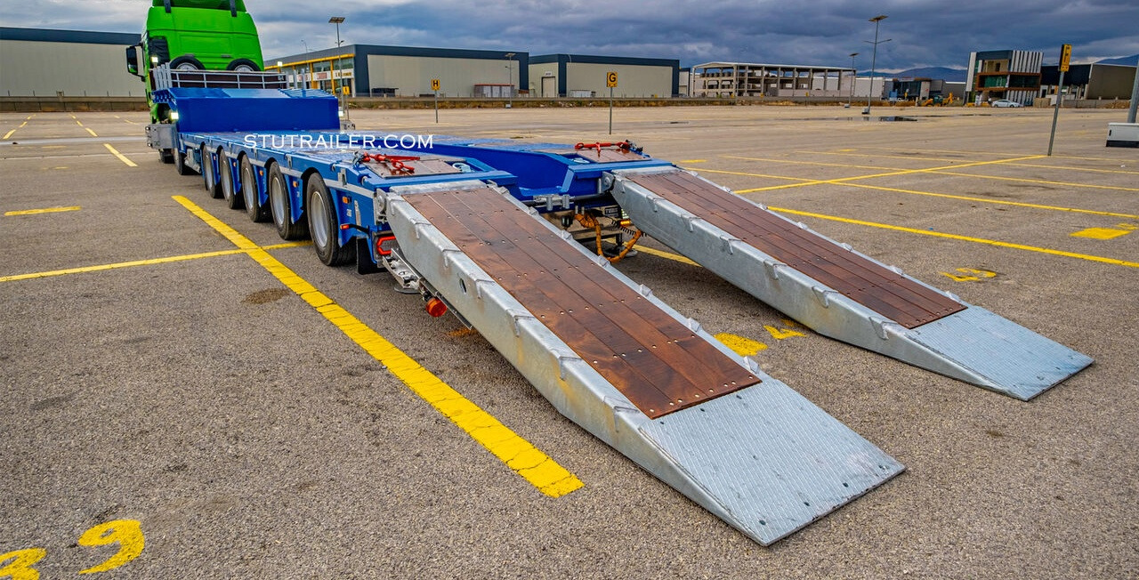 STU 5 Axle Hydraulic Steering Lowbed - 저하대 세미 트레일러 : 사진 2 STU 5 Axle Hydraulic Steering Lowbed - 저하대 세미 트레일러 : 사진 2