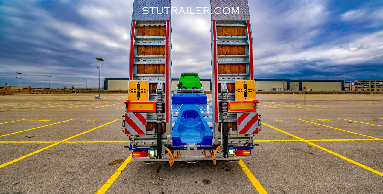 STU 5 Axle Hydraulic Steering Lowbed - 저하대 세미 트레일러 : 사진 5 STU 5 Axle Hydraulic Steering Lowbed - 저하대 세미 트레일러 : 사진 5