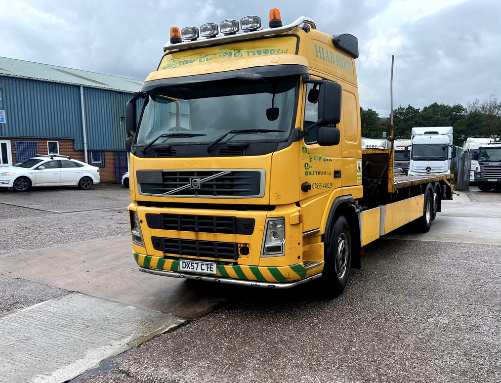 VOLVO FM9 340 6x2 - 드롭사이드/ 플랫베드 트럭 : 사진 2 VOLVO FM9 340 6x2 - 드롭사이드/ 플랫베드 트럭 : 사진 2