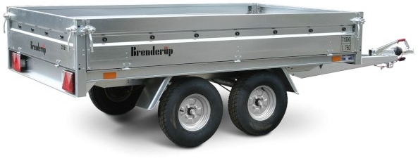 Brenderup 3251STB1300, 1000 kg, Stahl Hochlader, 2500 x 1420 x 350 mm - 자동차 트레일러 : 사진 4 Brenderup 3251STB1300, 1000 kg, Stahl Hochlader, 2500 x 1420 x 350 mm - 자동차 트레일러 : 사진 4