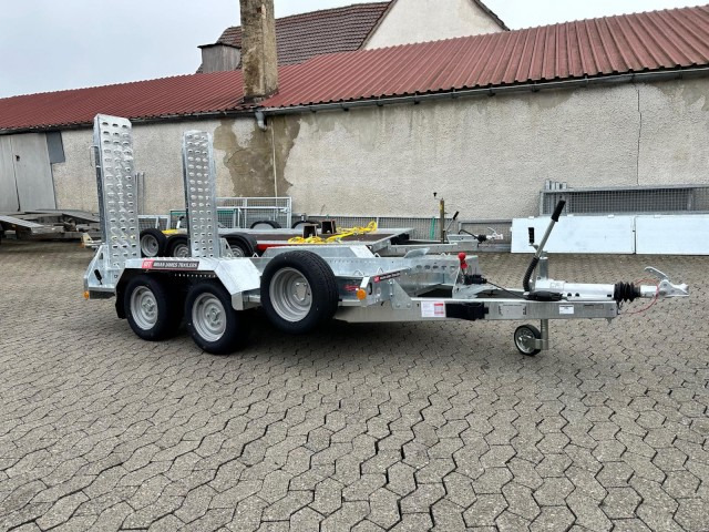 Brian James Cargo Digger Plant 2 Baumaschinenanhänger 543-2813-35-2-12, 2800 x 1300 mm, 3,5 to. - 플랜트 트레일러 : 사진 2 Brian James Cargo Digger Plant 2 Baumaschinenanhänger 543-2813-35-2-12, 2800 x 1300 mm, 3,5 to. - 플랜트 트레일러 : 사진 2